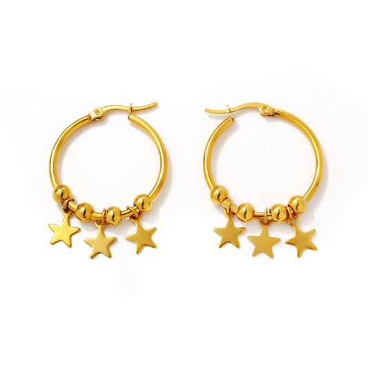 Star Drop Earrings